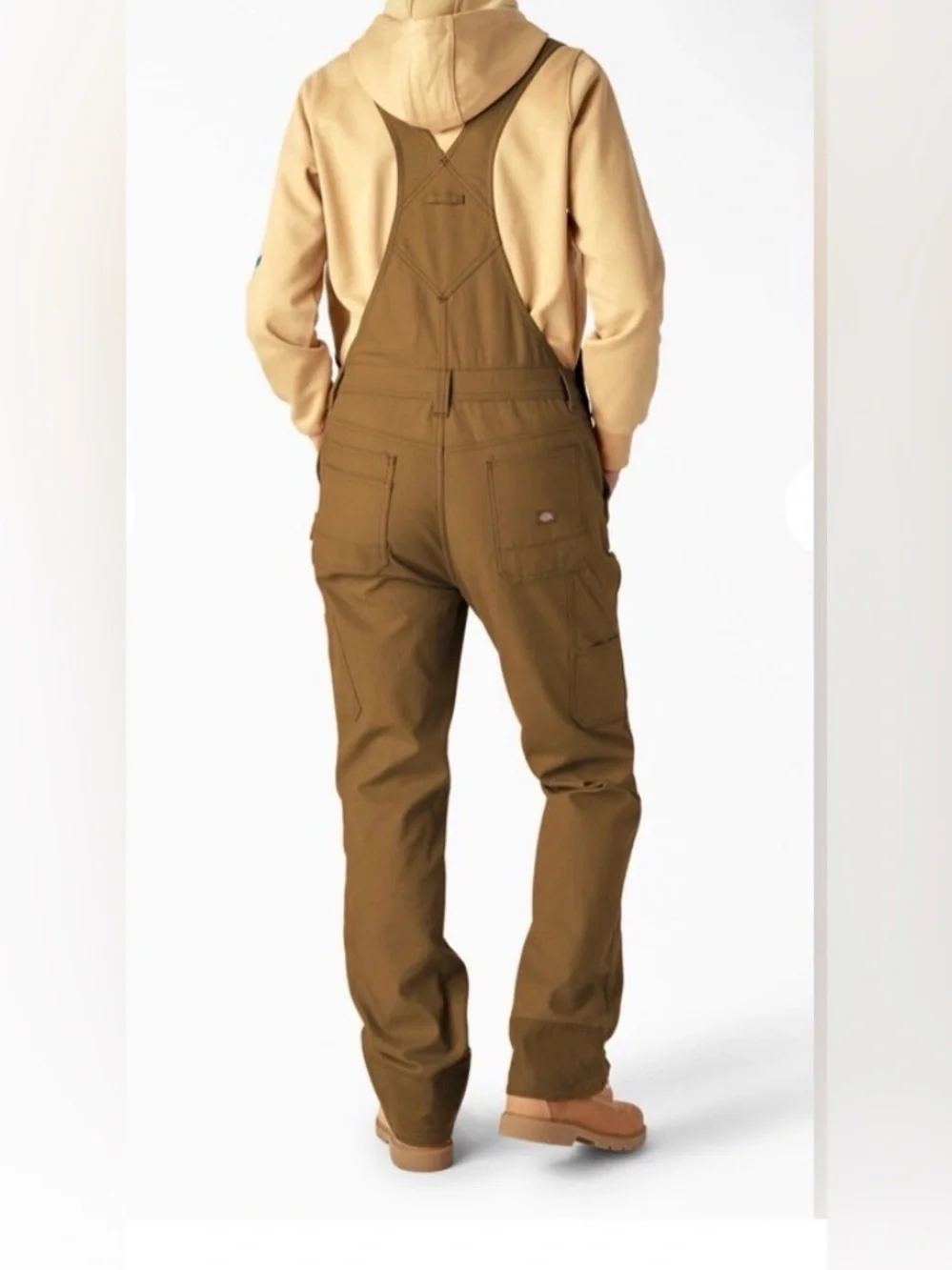 Dickies Women's Brown/Tan Work Overalls - Picture 2 of 4